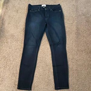 Paige Denim Hoxton Ultra skinny high rise Jeans size 30 color Mona(dark blue)